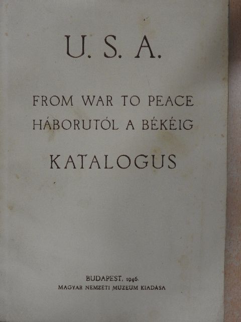 U. S. A. - Katalógus [antikvár]