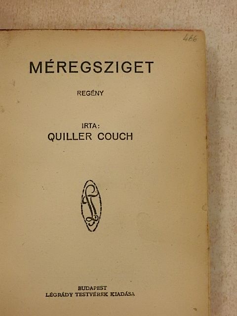 Quiller Couch - Méregsziget [antikvár]