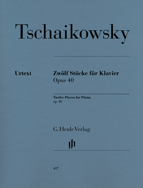 CSAJKOVSZKIJ ( TSCHAIKOWSKY) - ZWÖLF STÜCKE FÜR KLAVIER OP.40
