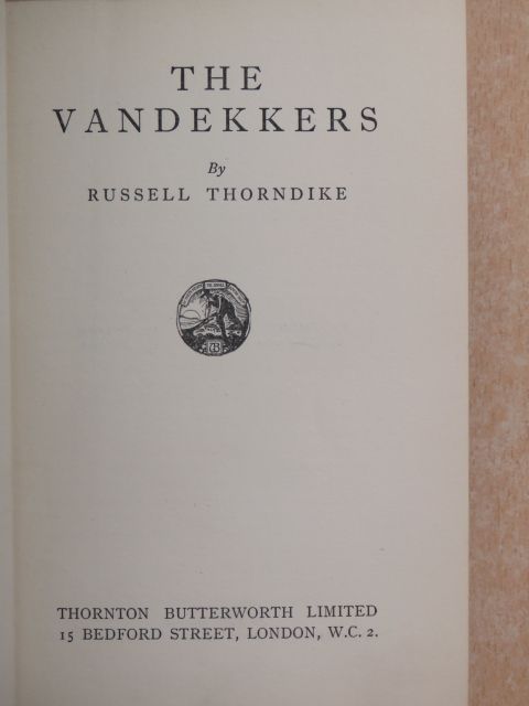 Russell Thorndike - The Vandekkers [antikvár]