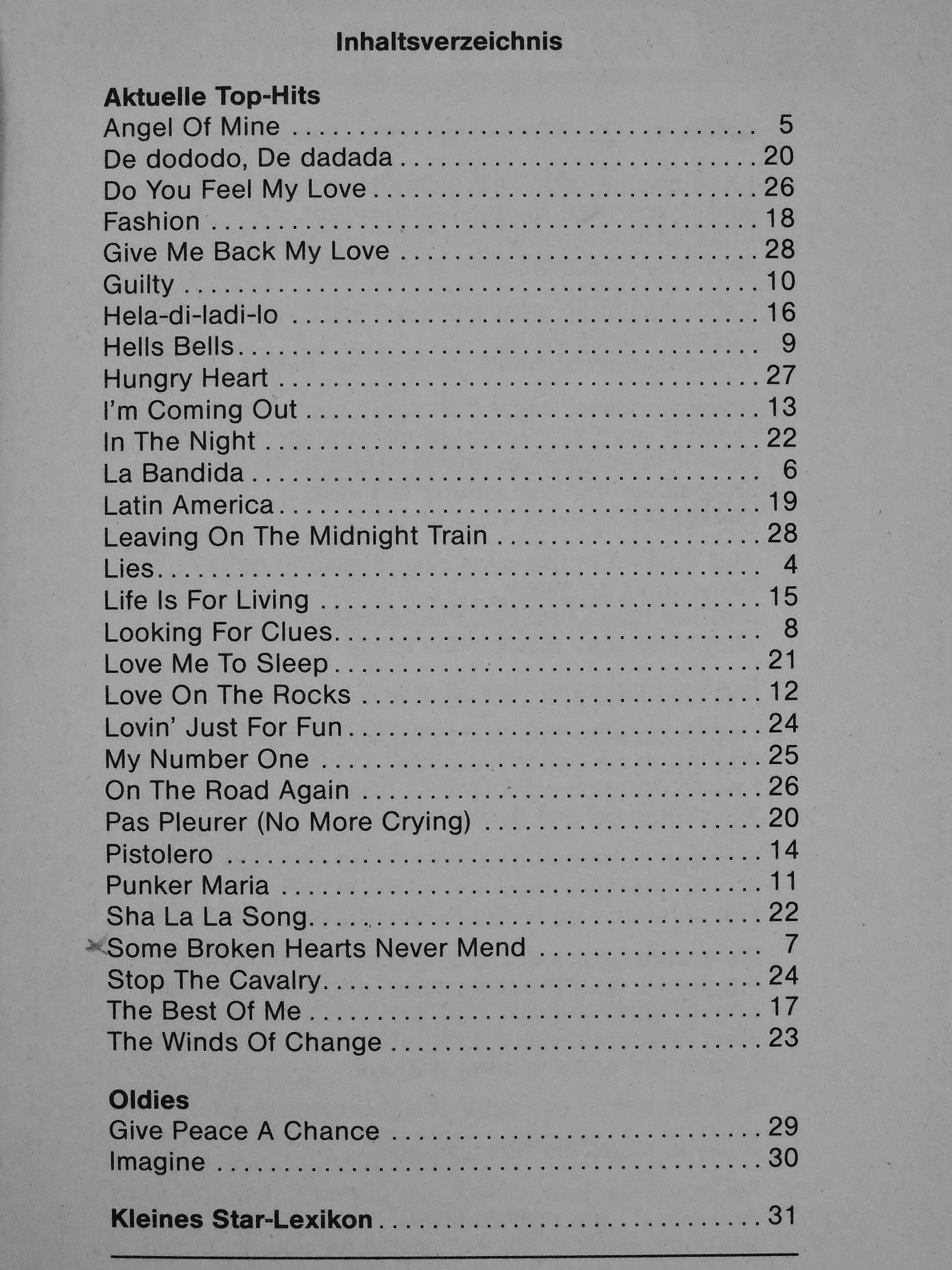 David Bowie - Top Schlagertextheft 90 [antikvár]