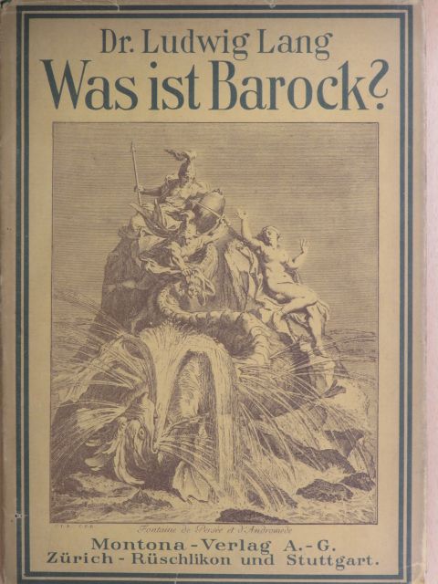 Dr. Ludwig Lang - Was ist Barock? [antikvár]