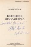 Németh Attila - Kilencedik Mennyország (dedikált) [antikvár]