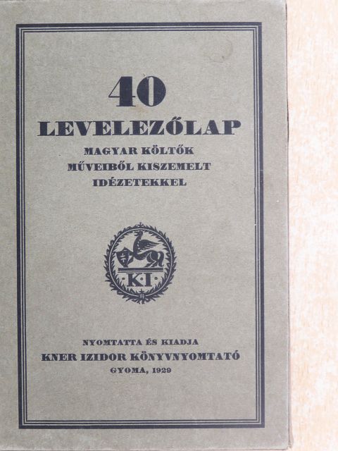 40 levelezőlap (nem teljes) [antikvár]