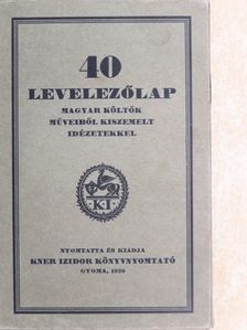 40 levelezőlap (nem teljes) [antikvár]