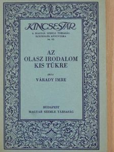 Várady Imre - Az olasz irodalom kis tükre [antikvár]