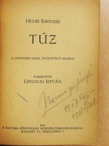 Henri Barbusse - Tűz [antikvár]