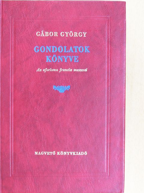 La Bruyere - Gondolatok könyve [antikvár]