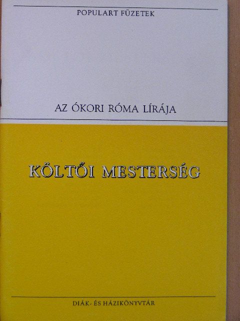 Catullus - Költői mesterség [antikvár]