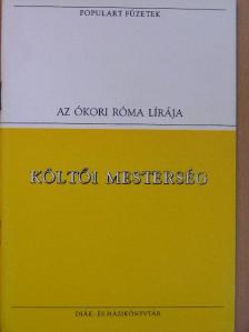 Catullus - Költői mesterség [antikvár]