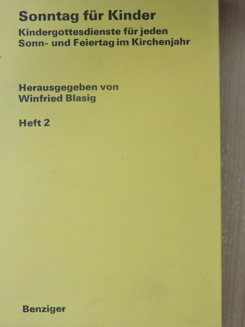 D. Holzner - Sonntag für Kinder 2. [antikvár]