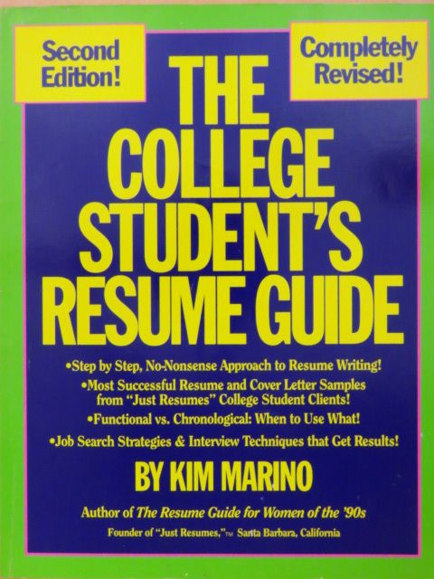 Kim Marino - The College Student's Resume Guide [antikvár]