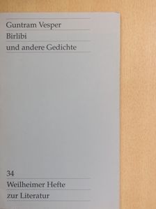 Guntram Vesper - Birlibi und andere Gedichte [antikvár]