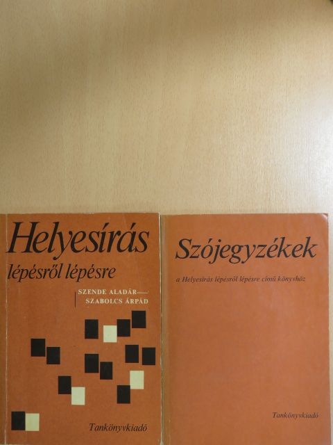 Szabolcs Árpád - Helyesírás lépésről lépésre/Szójegyzékek [antikvár]