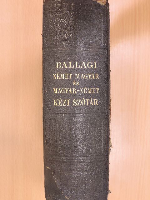 Ballagi Mór - Német-magyar kézi szótár/Magyar-német kézi szótár [antikvár]