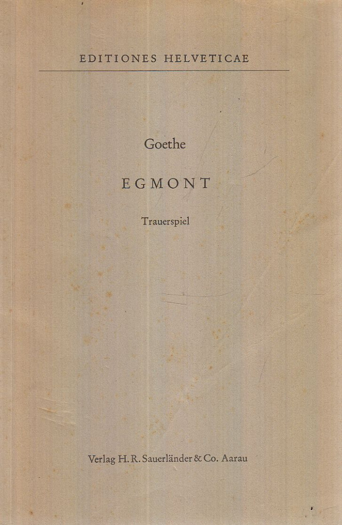 Johann Wolfgang Goethe - Egmont [antikvár]