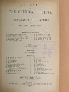 A. Vernon Harcourt - Journal of the Chemical Society 1897/I. [antikvár]