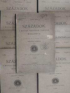 Dr. Károlyi Árpád - Századok 1884/1-10. [antikvár]