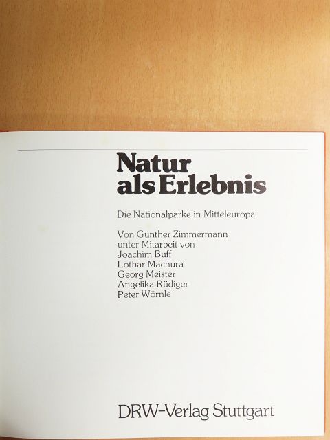 Angelika Rüdiger - Natur als Erlebnis [antikvár]