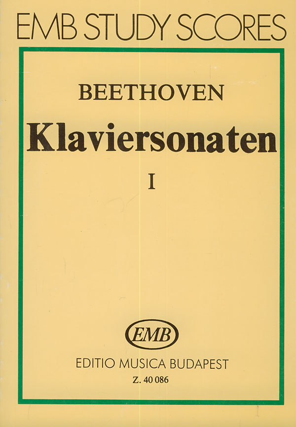 BEETHOVEN - KLAVIERSONATEN I KISPARTITÚRA