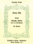 LISZT-BEETHOVEN - SECHS GOETHE-LIEDER VON L.V.BEETHOVEN, REPRINT DER ERSTAUSGABE,LEIPZIG 1849