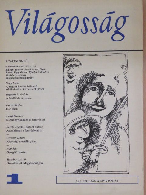Avar Pál - Világosság 1989. január [antikvár]