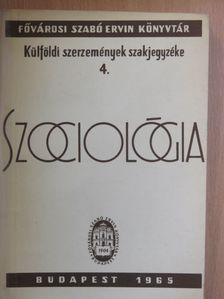 Breiner Sándorné - Külföldi szerzemények szakjegyzéke 4. [antikvár]