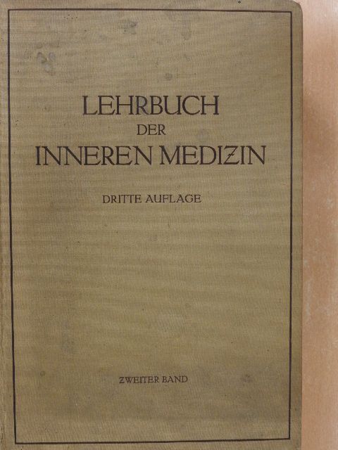 H. Assmann - Lehrbuch der inneren Medizin II. [antikvár]
