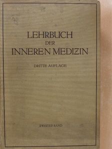 H. Assmann - Lehrbuch der inneren Medizin II. [antikvár]