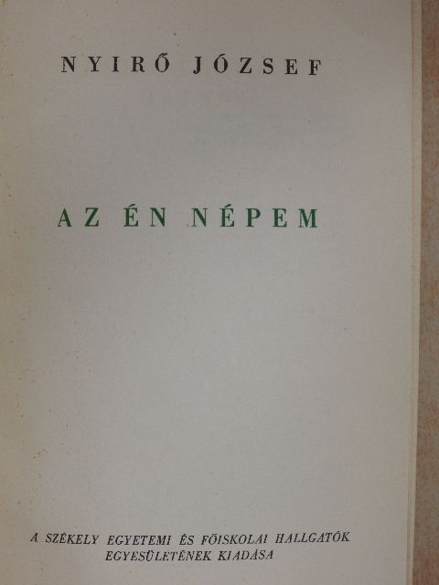 Nyirő József - Az én népem [antikvár]