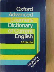 A. C. Gimson - Oxford Advanced Learner's Dictionary of Current English [antikvár]