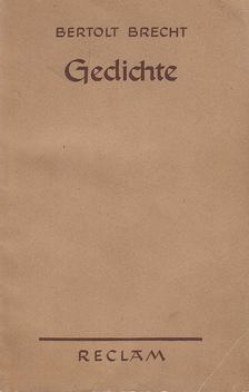 Brecht, Bertolt - Gedichte [antikvár]