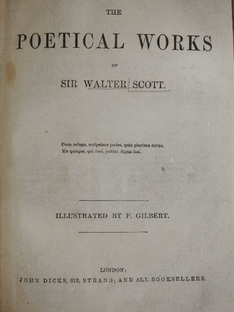 Sir Walter Scott - The poetical works of sir Walter Scott [antikvár]
