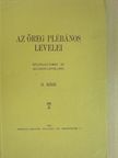 Az öreg plébános levelei II. [antikvár]