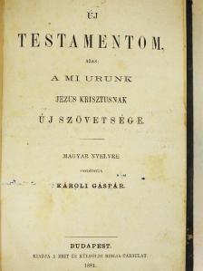Új Testamentom/A zsoltárok könyve [antikvár]