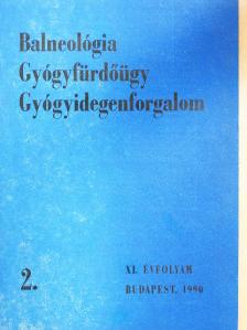 Dr. Cziráky József - Balneológia - Gyógyfürdőügy - Gyógyidegenforgalom 1990/2. [antikvár]