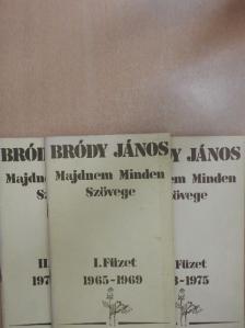 Bródy János - Bródy János Majdnem Minden Szövege I-III. [antikvár]