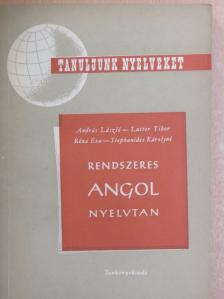 András László - Rendszeres angol nyelvtan [antikvár]