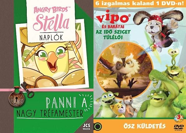 Jojo Gillespie - Angry Birds Sztella Naplók 2. - Panni, a nagy tréfamester + Ajándék VIPO és barátai-Az Idő Sziget túlélői 3.-as DVD - Ősz küldetés