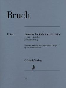 BRUCH - ROMANZE FÜR VIOLA UND ORCHESTER F-DUR OP.85 KLAVIERAUSZUG URTEXT