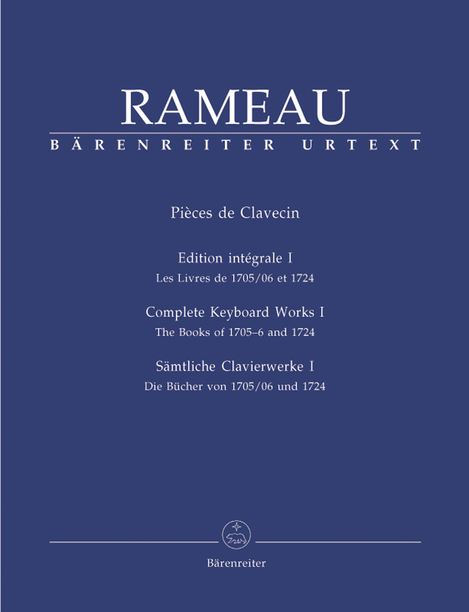 RAMEAU - PIECES DE CLAVECIN SAEMTLICHE CLAVIERWERKE I URTEXT (SIEGBERT RAMPE)