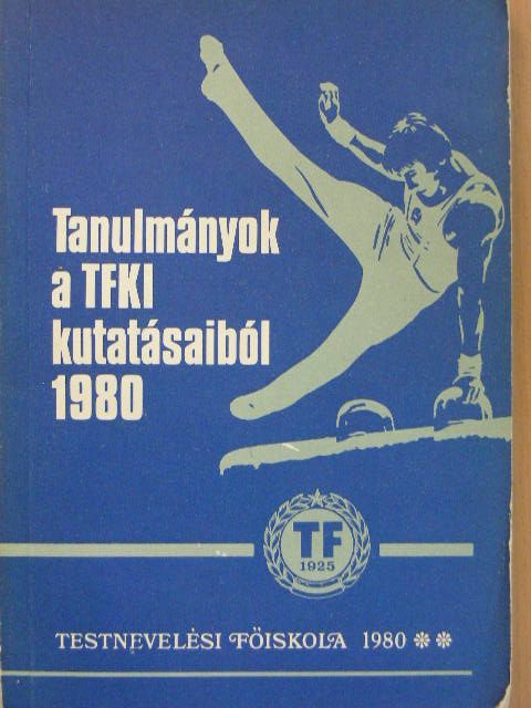 Apor Péter - Tanulmányok a TFKI kutatásaiból 1980 [antikvár]