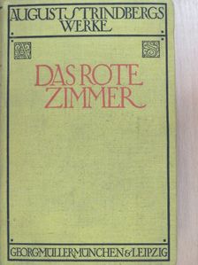 August Strindberg - Das Rote Zimmer [antikvár]