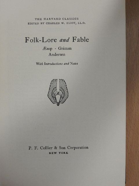 Aesop - Folk-Lore and Fable [antikvár]