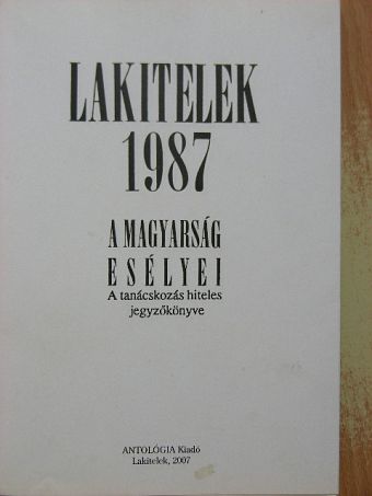 Lakitelek 1987 [antikvár]