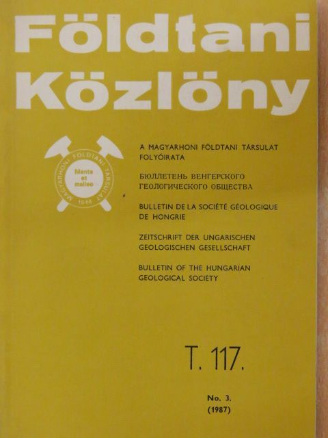Dienes István - Földtani Közlöny 1987/3. [antikvár]