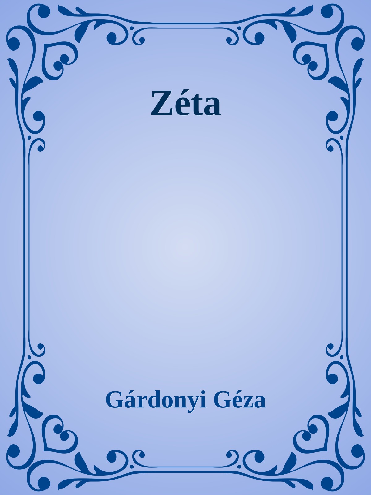 Gárdonyi Géza - Zéta [eKönyv: epub, mobi]