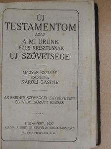 Új Testamentom/A zsoltárok könyve [antikvár]