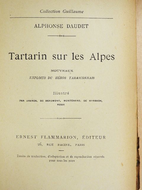 Alphonse Daudet - Tartarin sur les Alpes [antikvár]