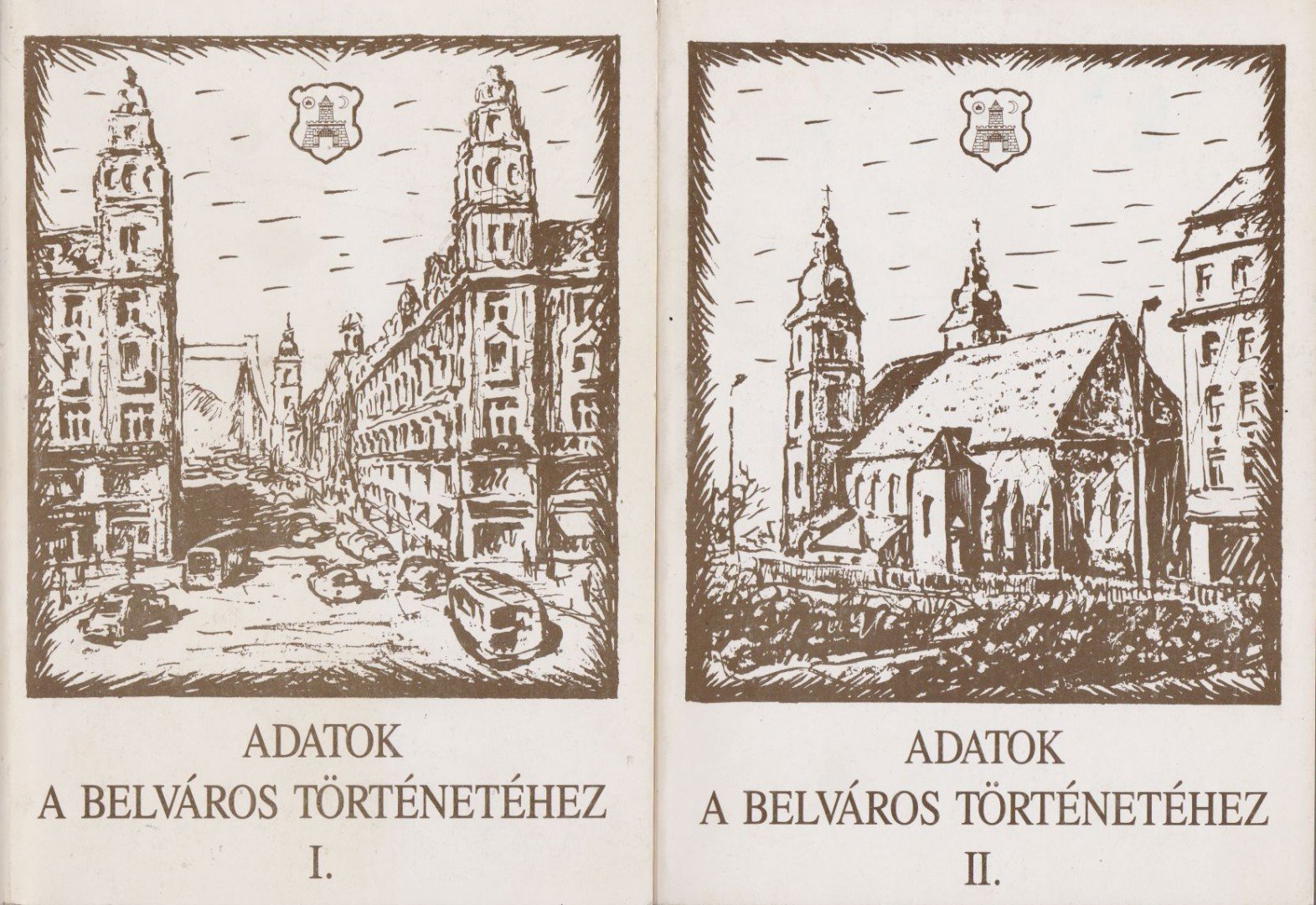 Mészáros György (szerk.), Vízy László - Adatok a belváros történetéhez I-II. [antikvár]